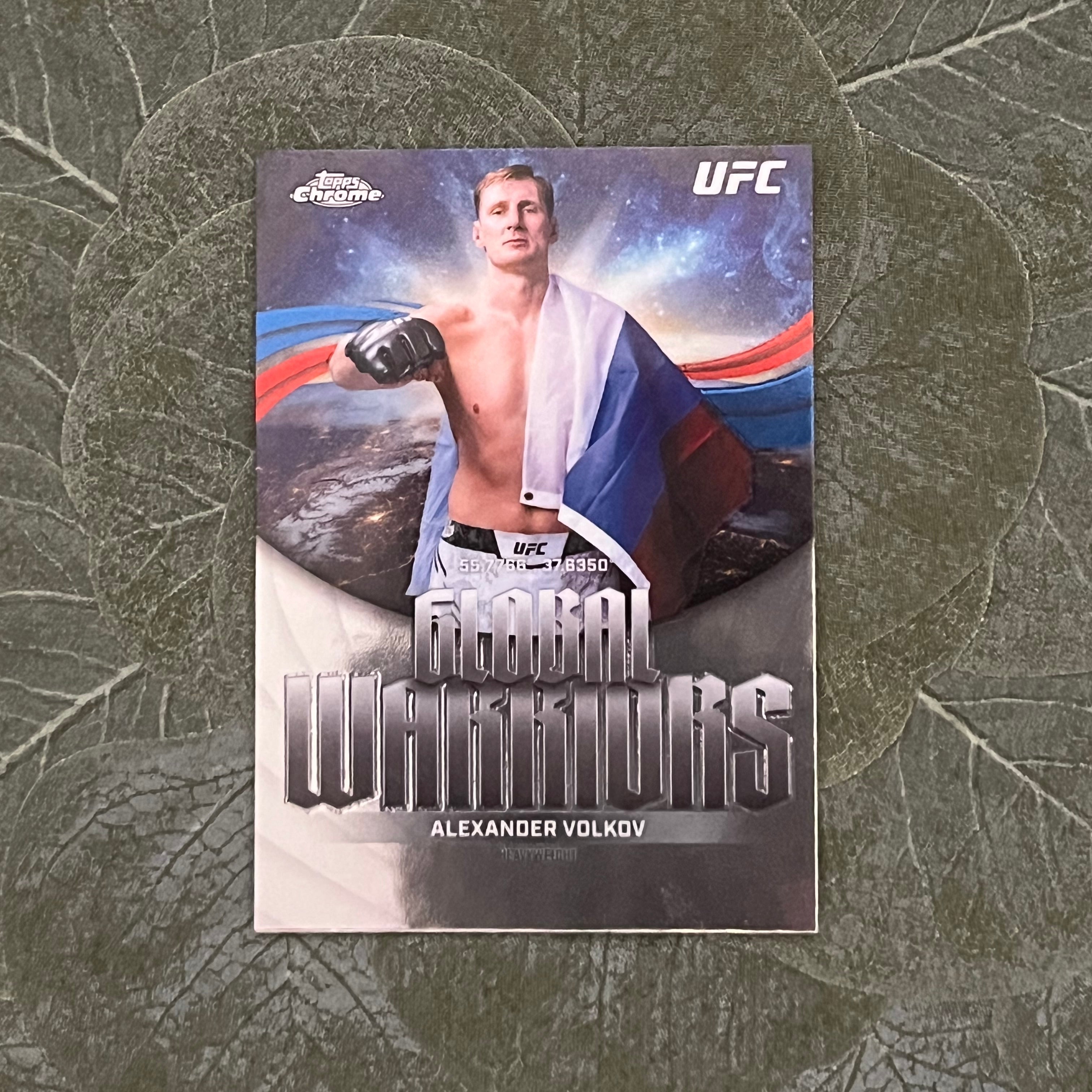 Alexander Volkov - Global warriors - topps 2026