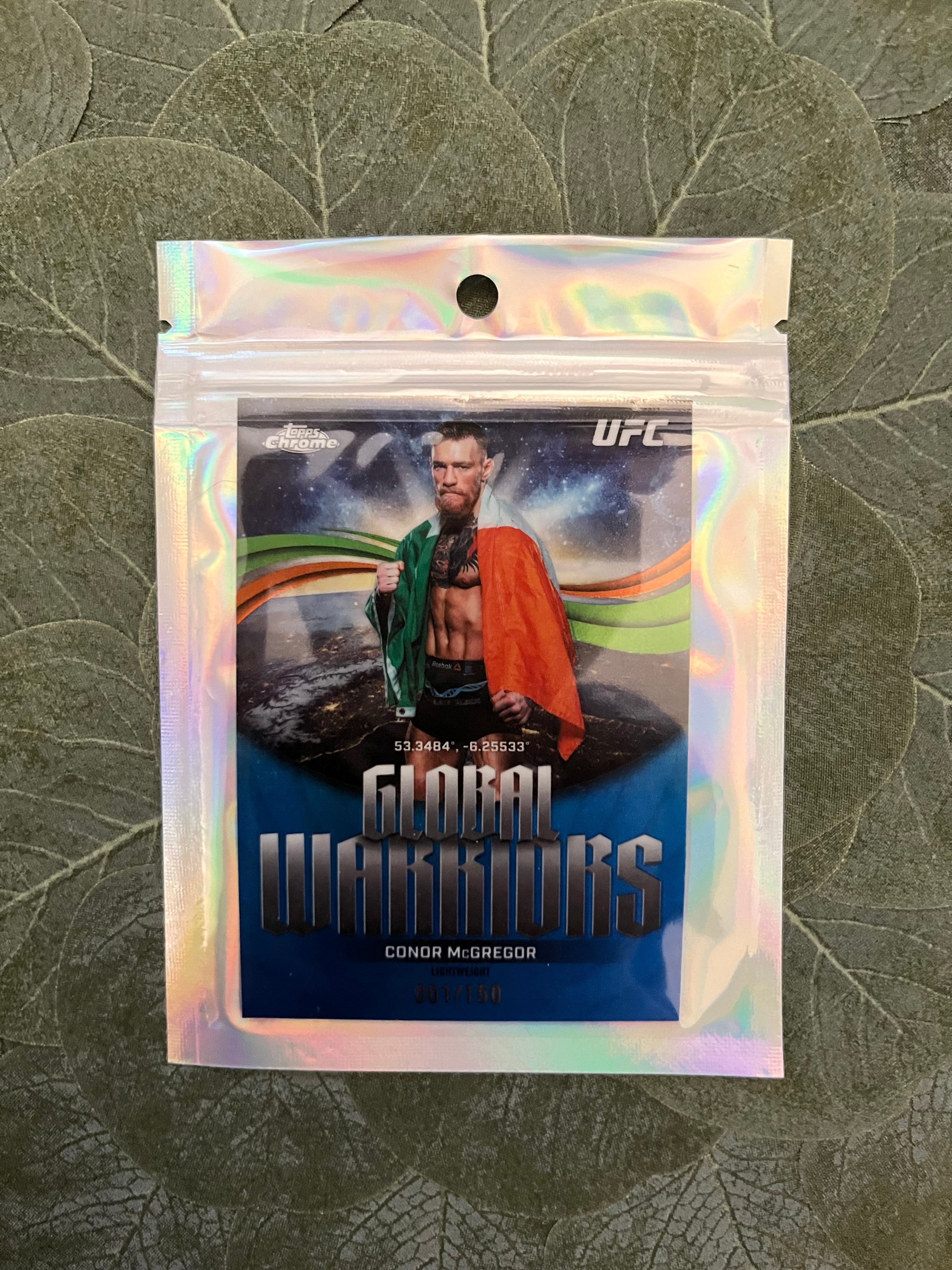 Conor McGregor - Global warriors - topps chrome 2026 1/150